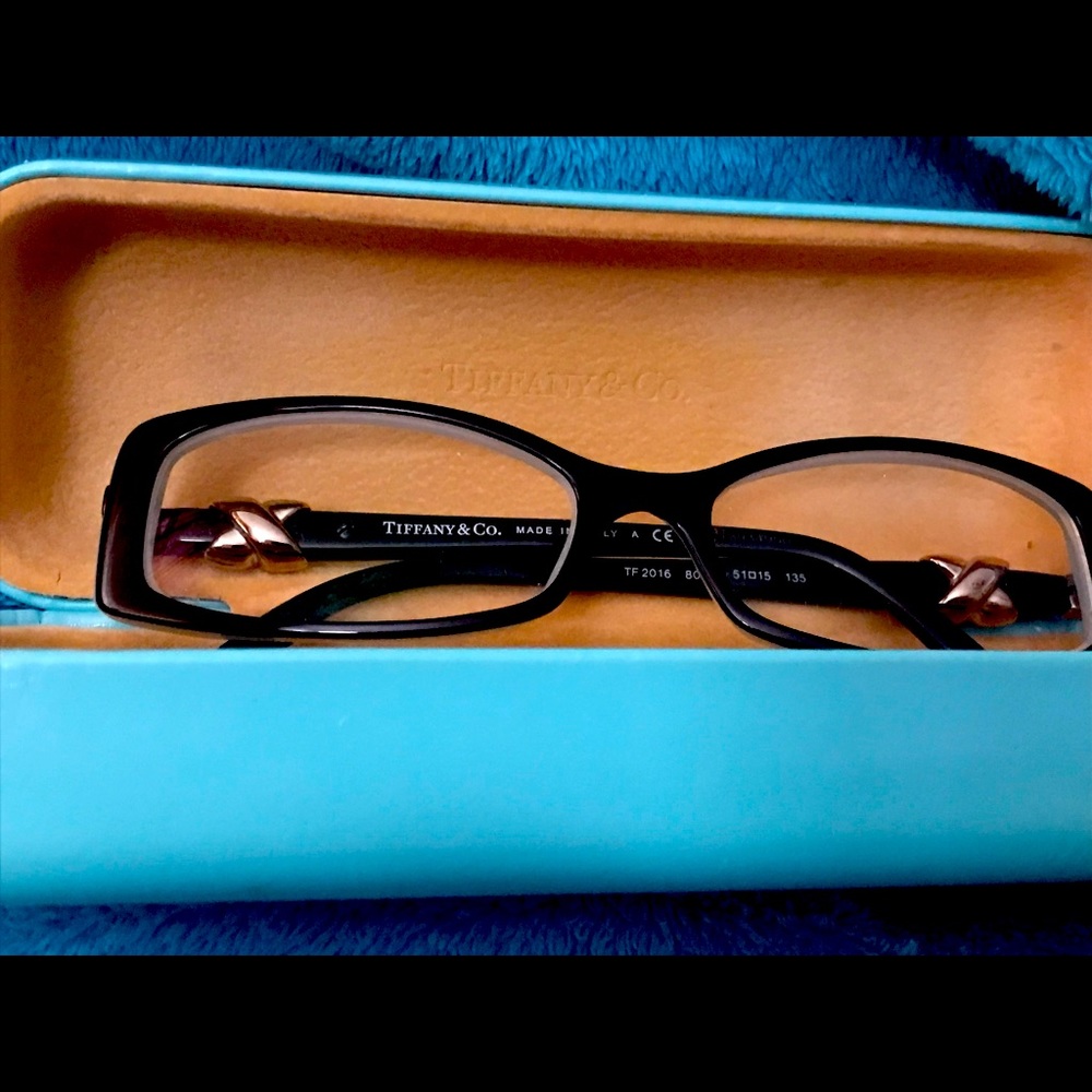 Tiffany Eyeglass Frame. Never worn. With original Tiffany Eyeglass Box/Case